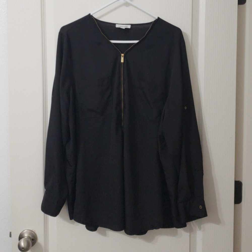 Calvin Klein long sleeve blouse